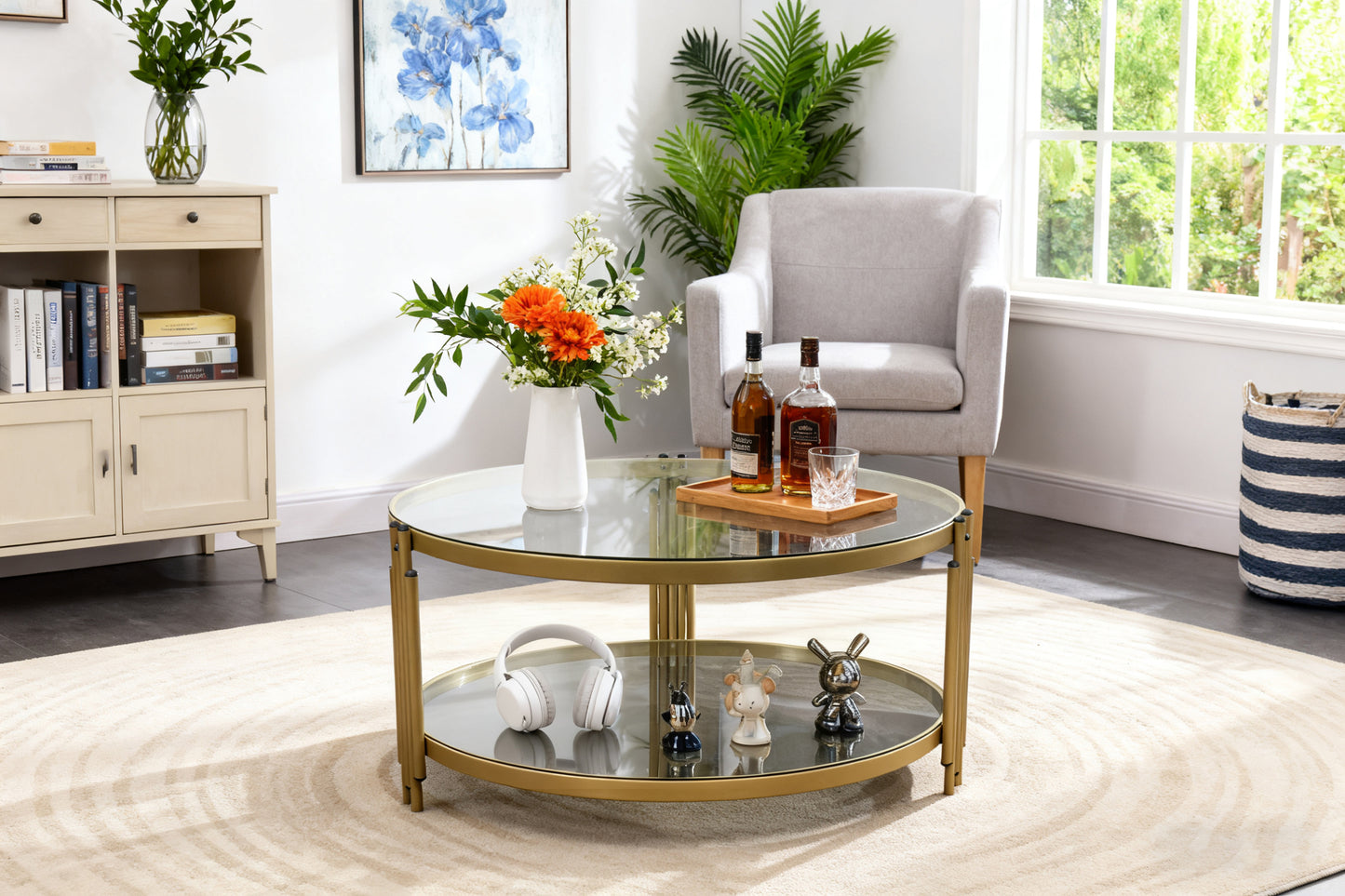Luxury Modern Design Gold Polished Stanieless Steel Tempered Glass Top Rectangle Coffee Table