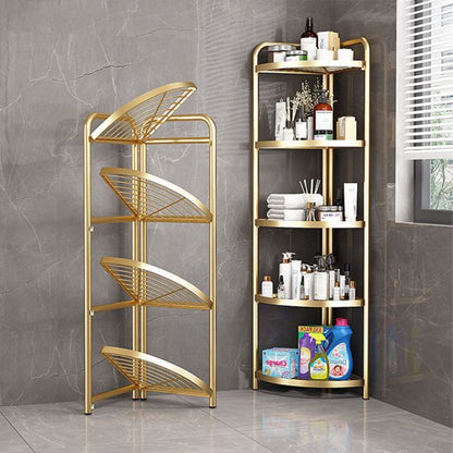Punch-Free Floor Basin Rack Corner Triangle Storage Rack for Bathroom Toilet Storage Home Furniture