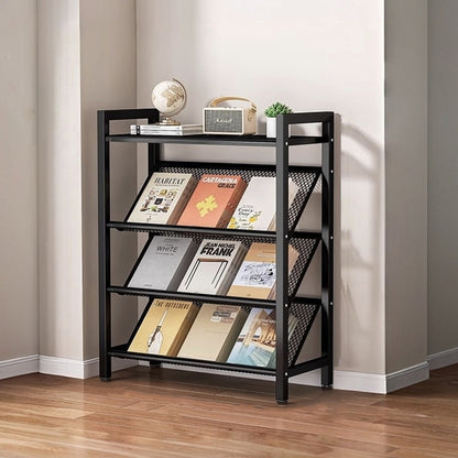 Multi-Function Home Entrance Shoe Storage Rack New Model Foldable Metal Shoe Stand Rectangle Shape Space-Saving Door Shoe Rack